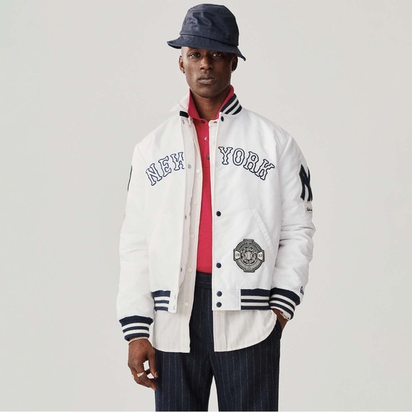 ALD Yankees Satin Stadium Jacket - Picture 2 of 2